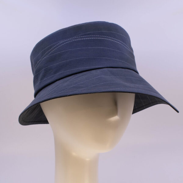 Terracotta Blues: Grace - Navy (Side View 2)