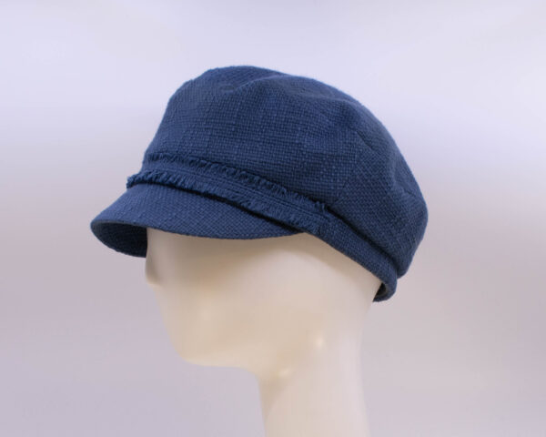 Terracotta Blues: Penny - Navy Burlap (Side View)