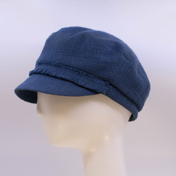 Terracotta Blues: Penny - Navy Burlap (Side View)