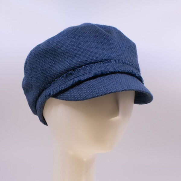 Terracotta Blues: Penny - Navy Burlap (Side View 2)