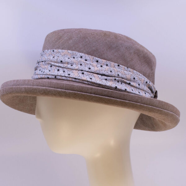 Chambray: Bridget - Sepia/Daisy (Side View)