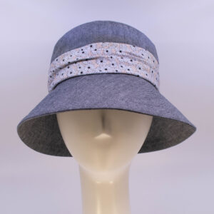 Chambray: Felice (Wrap) - Grey/Daisy