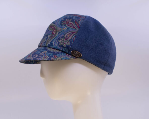 Paisley: Ball Cap - Paisley/Blue (Side View)