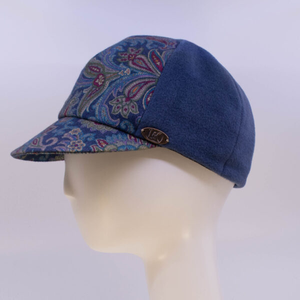 Paisley: Ball Cap - Paisley/Blue (Side View)