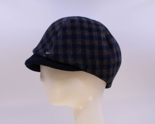 Fall Infusion: Dyllan - Navy Check (Side View)