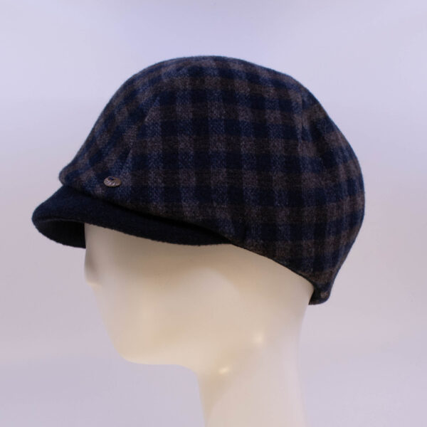 Fall Infusion: Dyllan - Navy Check (Side View)