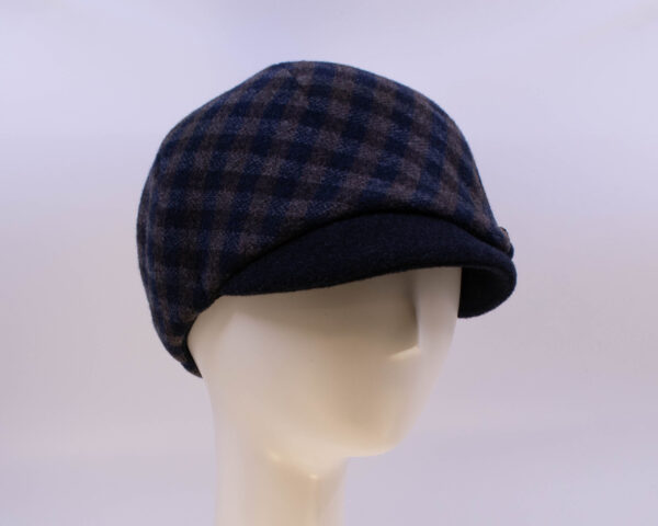 Fall Infusion: Dyllan - Navy Check (Side View 2)