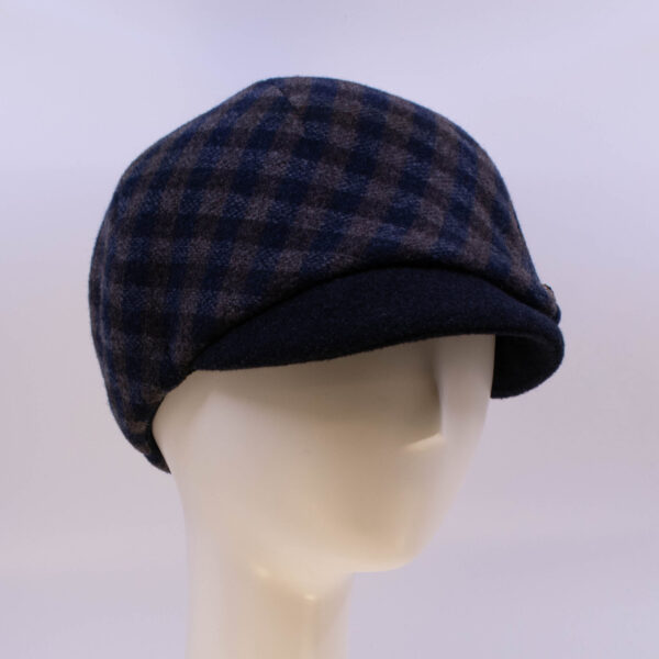 Fall Infusion: Dyllan - Navy Check (Side View 2)