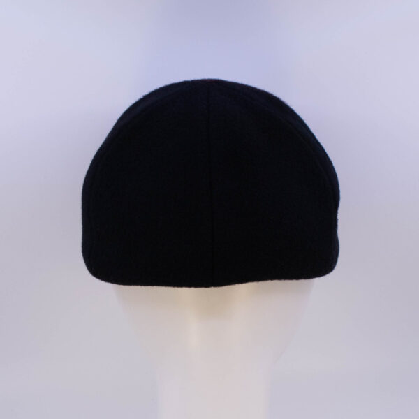 Mohair: Ball Cap - Burgundy/Black (Back View)