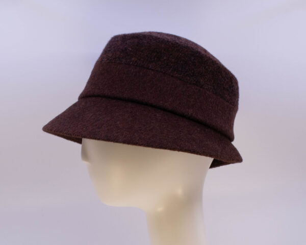 Mohair: Kaitlin (2 Tone) - Mahogany (Side View)