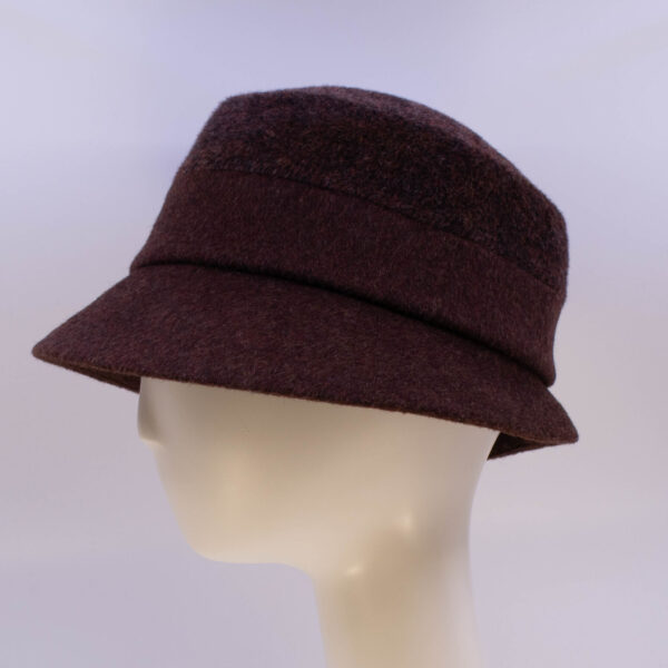 Mohair: Kaitlin (2 Tone) - Mahogany (Side View)