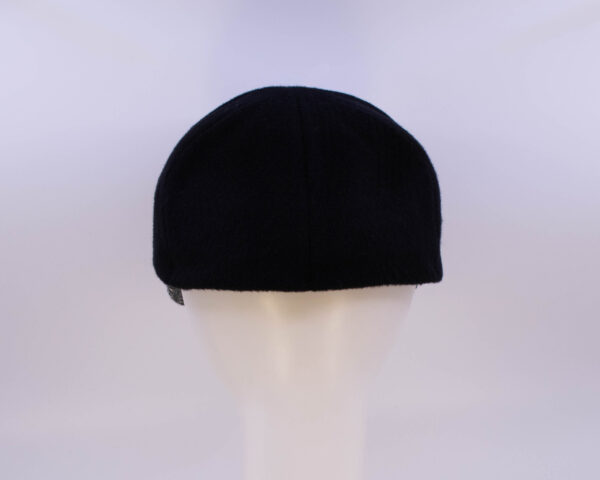 Vintage: Ball Cap - Black & White/Black (Back View)