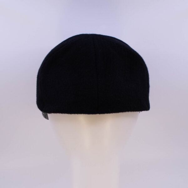 Vintage: Ball Cap - Black & White/Black (Back View)