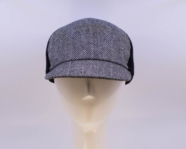 Vintage: Ball Cap - Black & White/Black