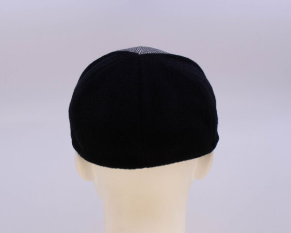 Vintage: Ball Cap (Mens) - Black & White/Black (Back View)