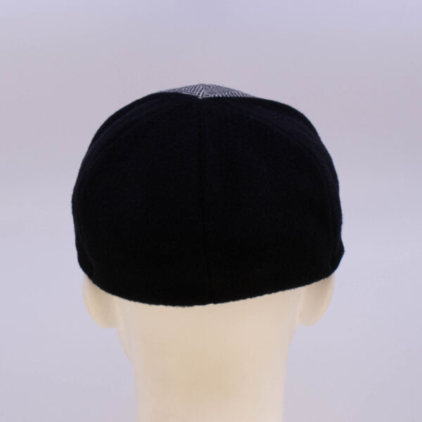 Vintage: Ball Cap (Mens) - Black & White/Black (Back View)