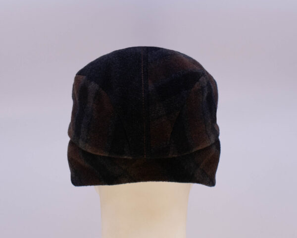 Vintage: Morgan (Mens) - Brown Plaid (Back View)