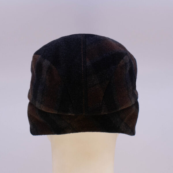 Vintage: Morgan (Mens) - Brown Plaid (Back View)