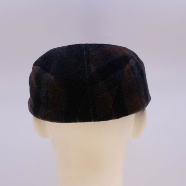 Vintage: Morgan (Mens) - Brown Plaid (View 2) (Back View)