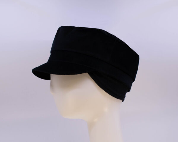 Wool Classic: Perry (Velvet) - Black (Side View Ear Cuff)