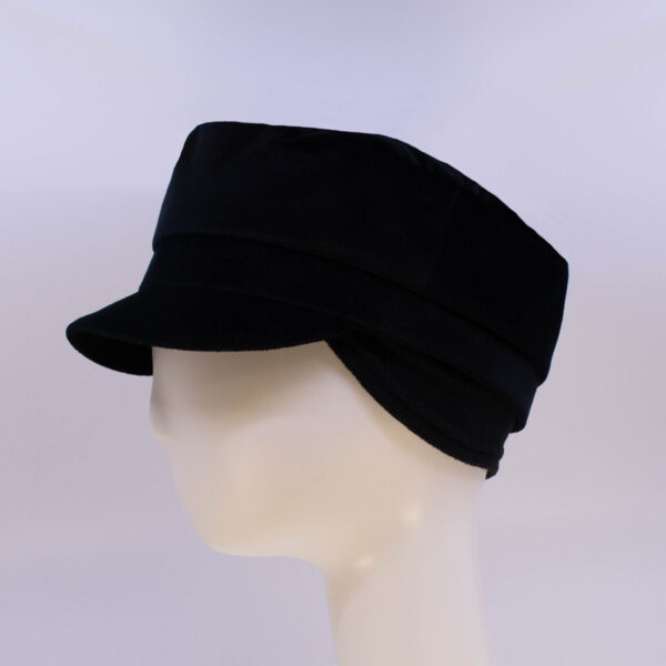 Wool Classic: Perry (Velvet) - Black (Side View Ear Cuff)