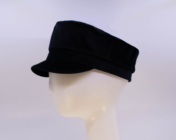 Wool Classic: Perry (Velvet) - Black (Side View)