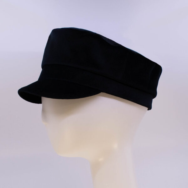 Wool Classic: Perry (Velvet) - Black (Side View)