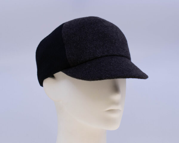 Mohair: Ball Cap (Mens) - Brown/Black (Side View 2)