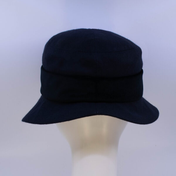 Wool Classic: Kaitlin (Velvet) - Navy/Black (Back View)