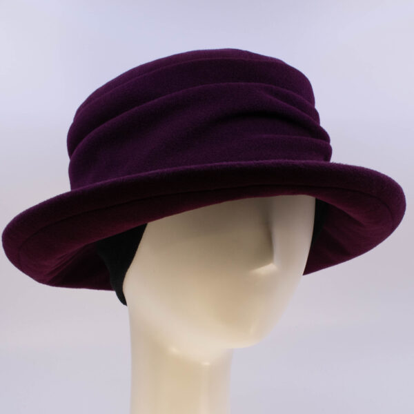 Wool Classic: Miranda (Cashmere) - Maroon (Side View 2 Ear Cuff)