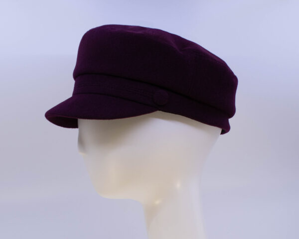 Wool Classic: Perry - Maroon (Side View)