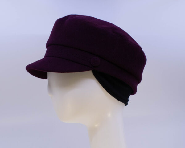 Wool Classic: Perry - Maroon (Side View Ear Cuff)