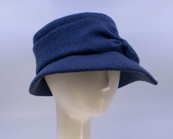 Boiled Wool: Grace - Blue (Side View 2)