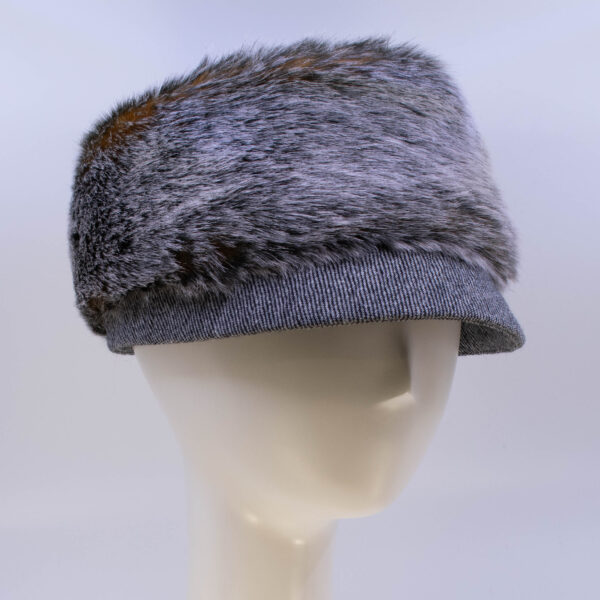 Hidden Fox: Trapper Jane (Faux Fur) - Twill/Fox (Side View 2)