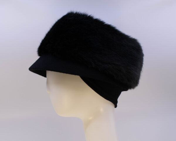 Mohair: Trapper Jane - Black/Sochi (Side View Ear Cuff)