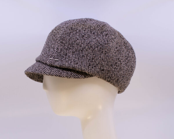 Fall Infusion: Dyllan - Brown Herringbone (Side View)