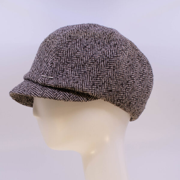 Fall Infusion: Dyllan - Brown Herringbone (Side View)