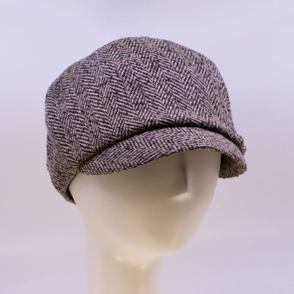 Fall Infusion: Dyllan - Brown Herringbone (Side View 2)